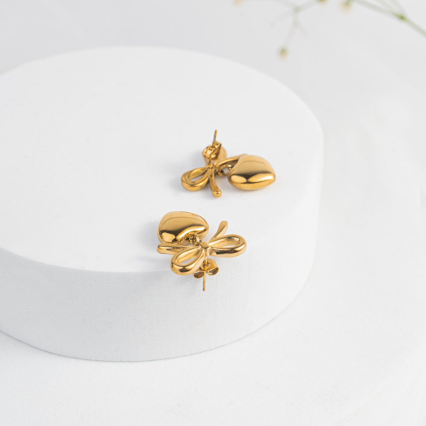 Bow Drop Studs
