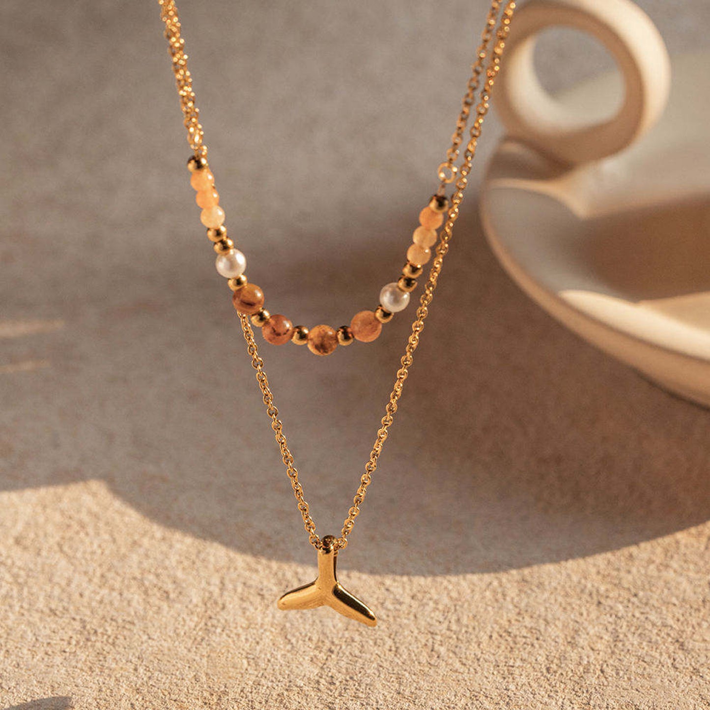 Whale Layered Necklace