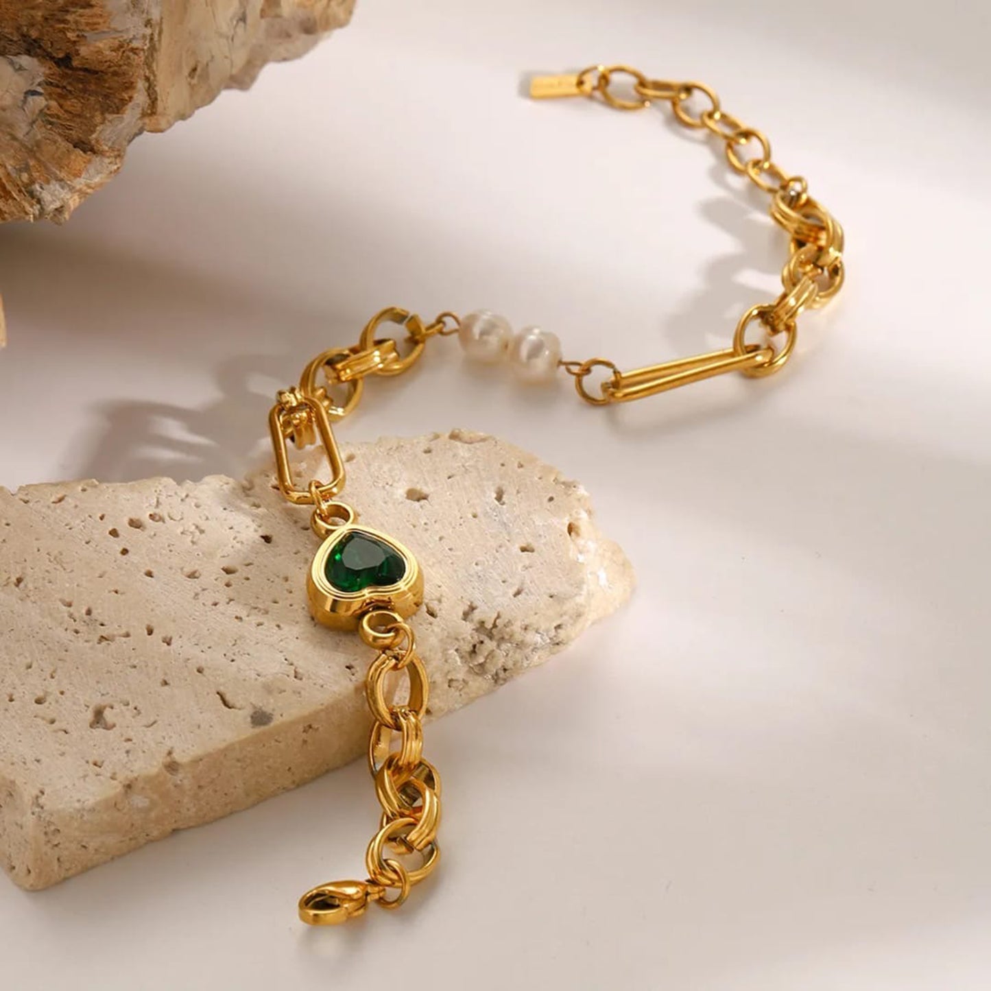 Jade Heart Bracelet