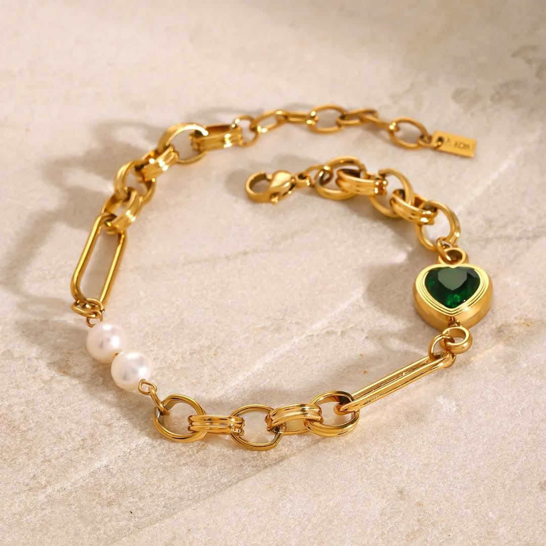 Jade Heart Bracelet
