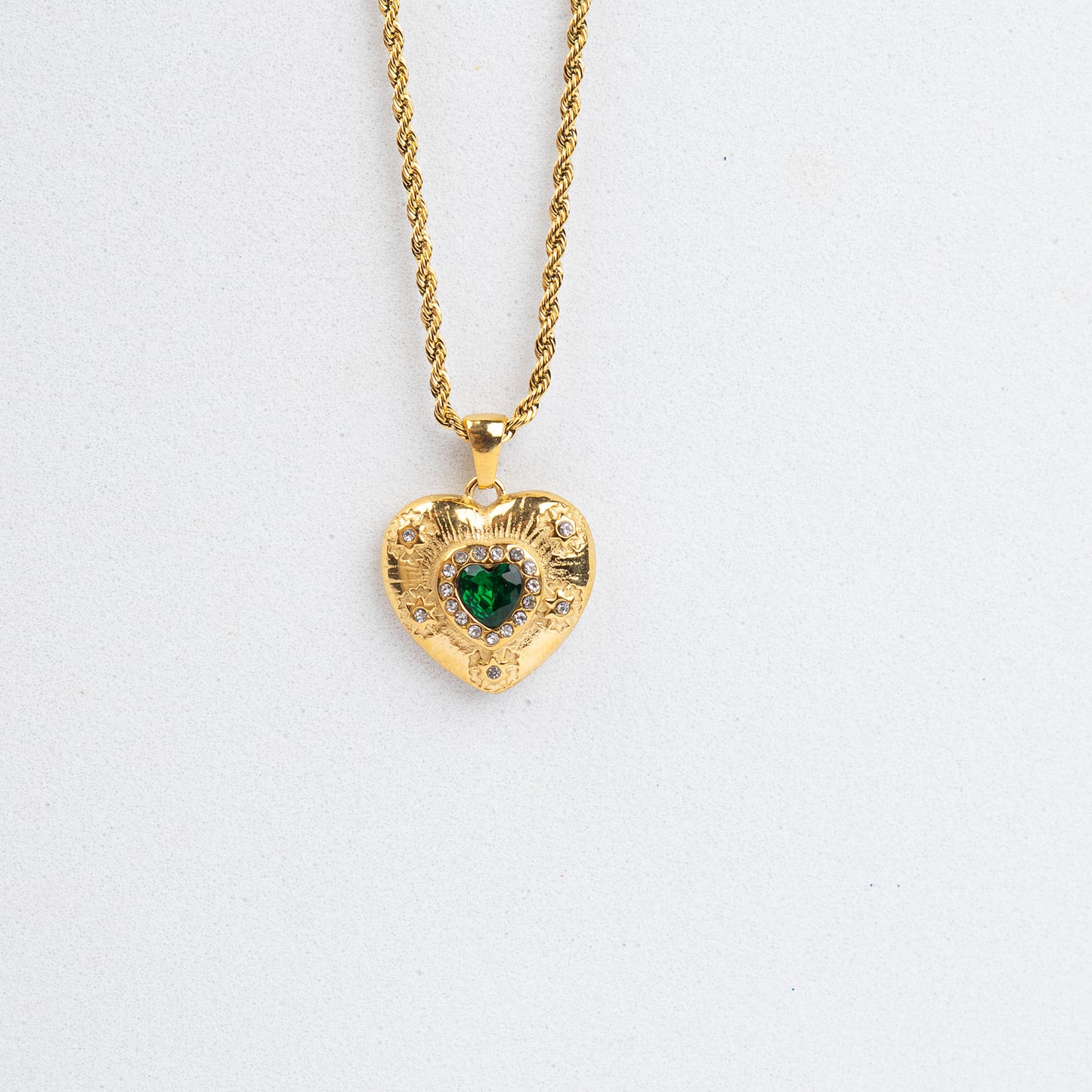 Emerald Vintage Necklace