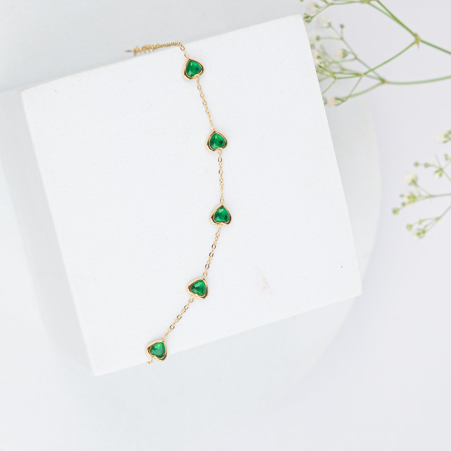 Jade Heart Bracelet