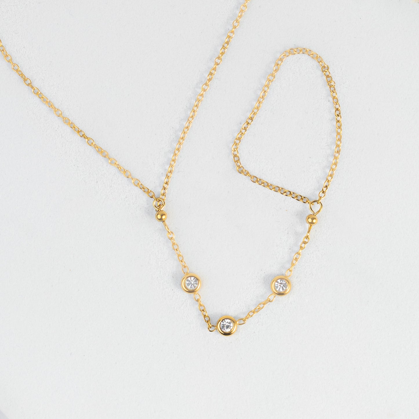 Stacy Studded Hand Chain