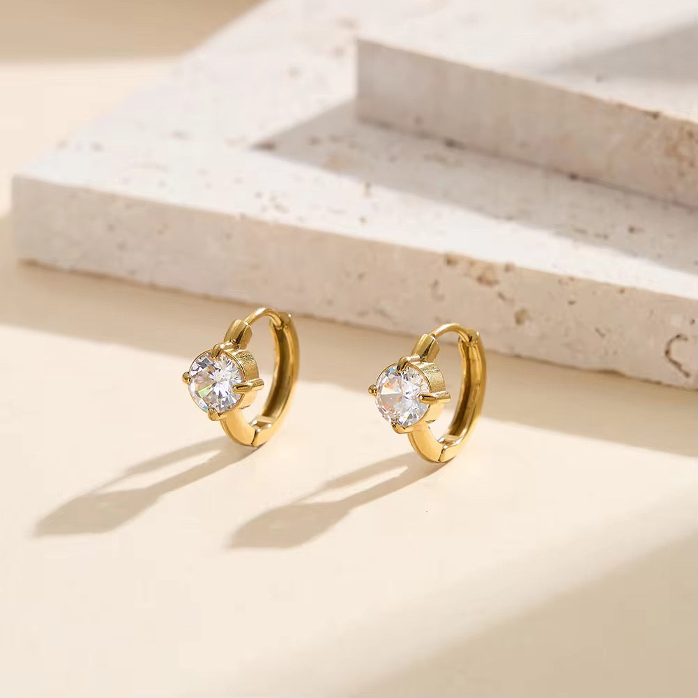 Lila Mini Hoops