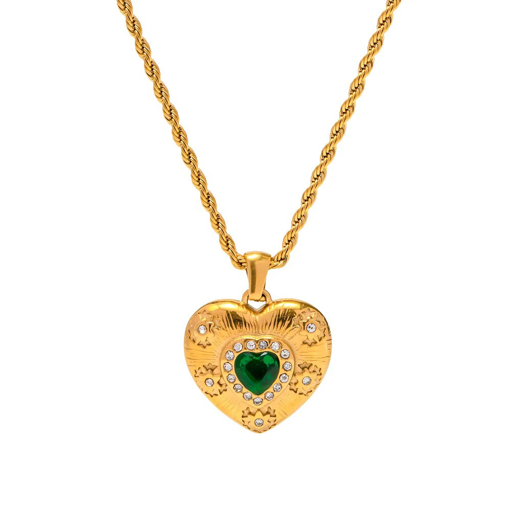 Emerald Vintage Necklace