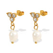 Pearl Drop Studs