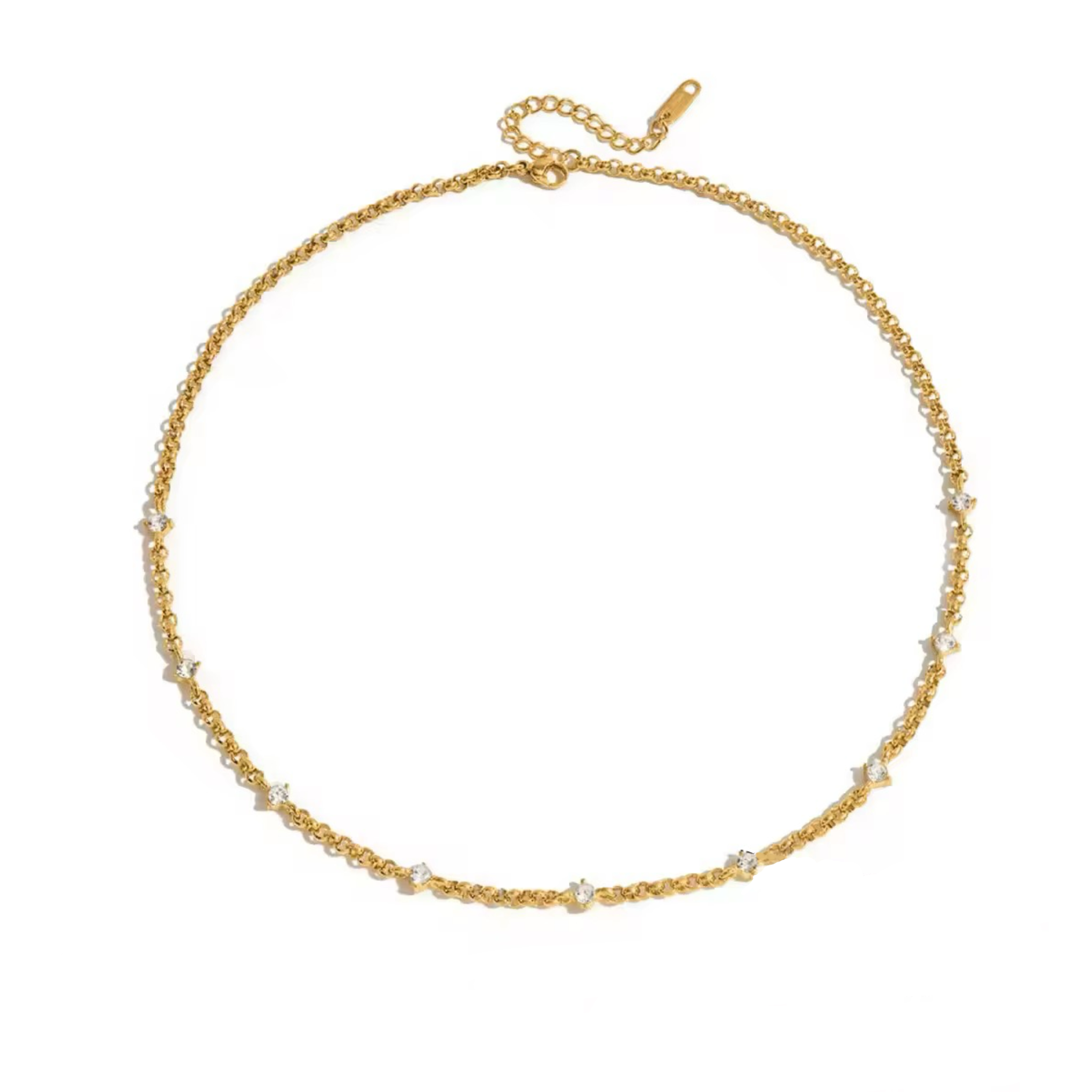 Opal Studded Necklace