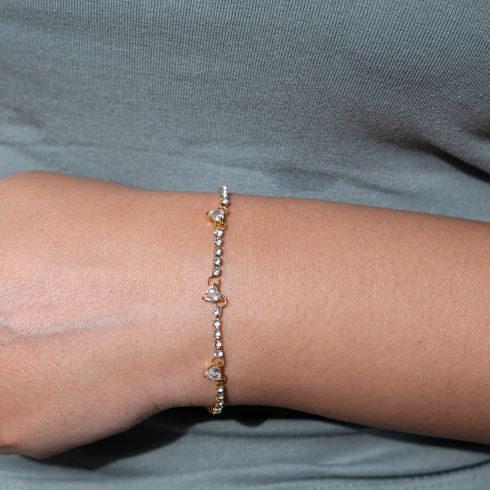 Amore Tennis Bracelet