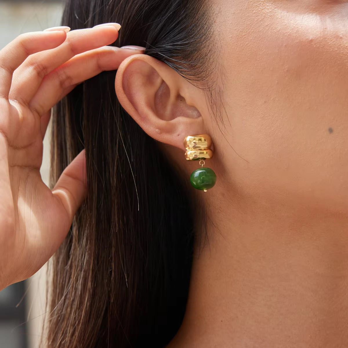Verde Drop Earrings