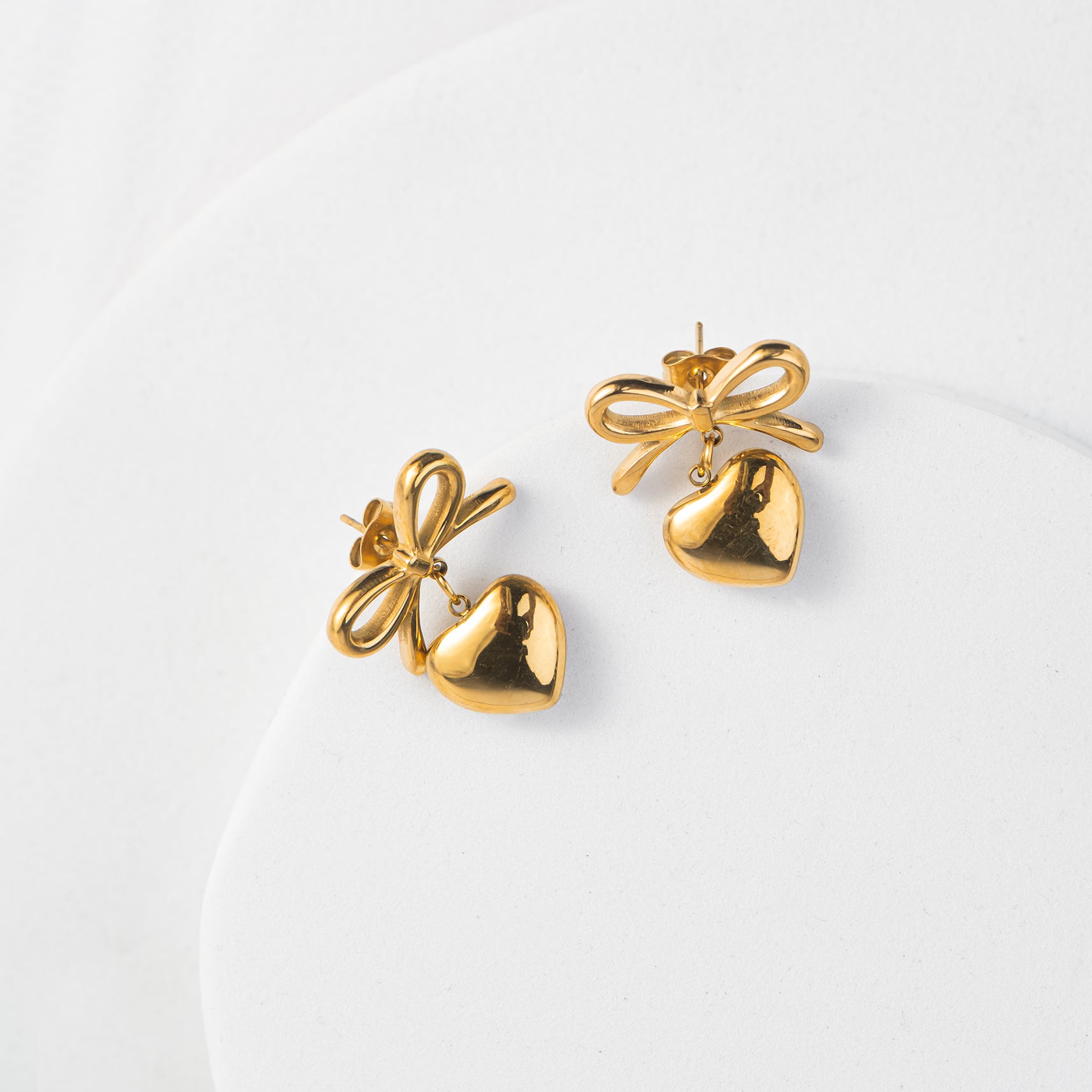 Bow Drop Studs