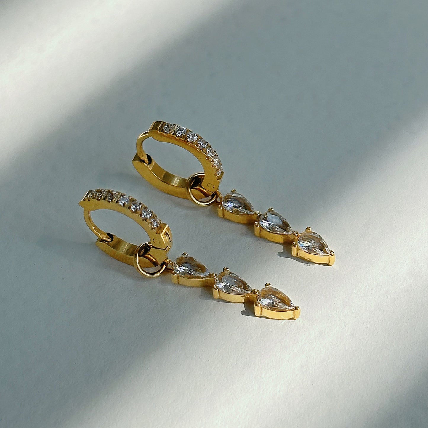 Claudia Studded Hoops