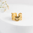 Coral Wave Ring