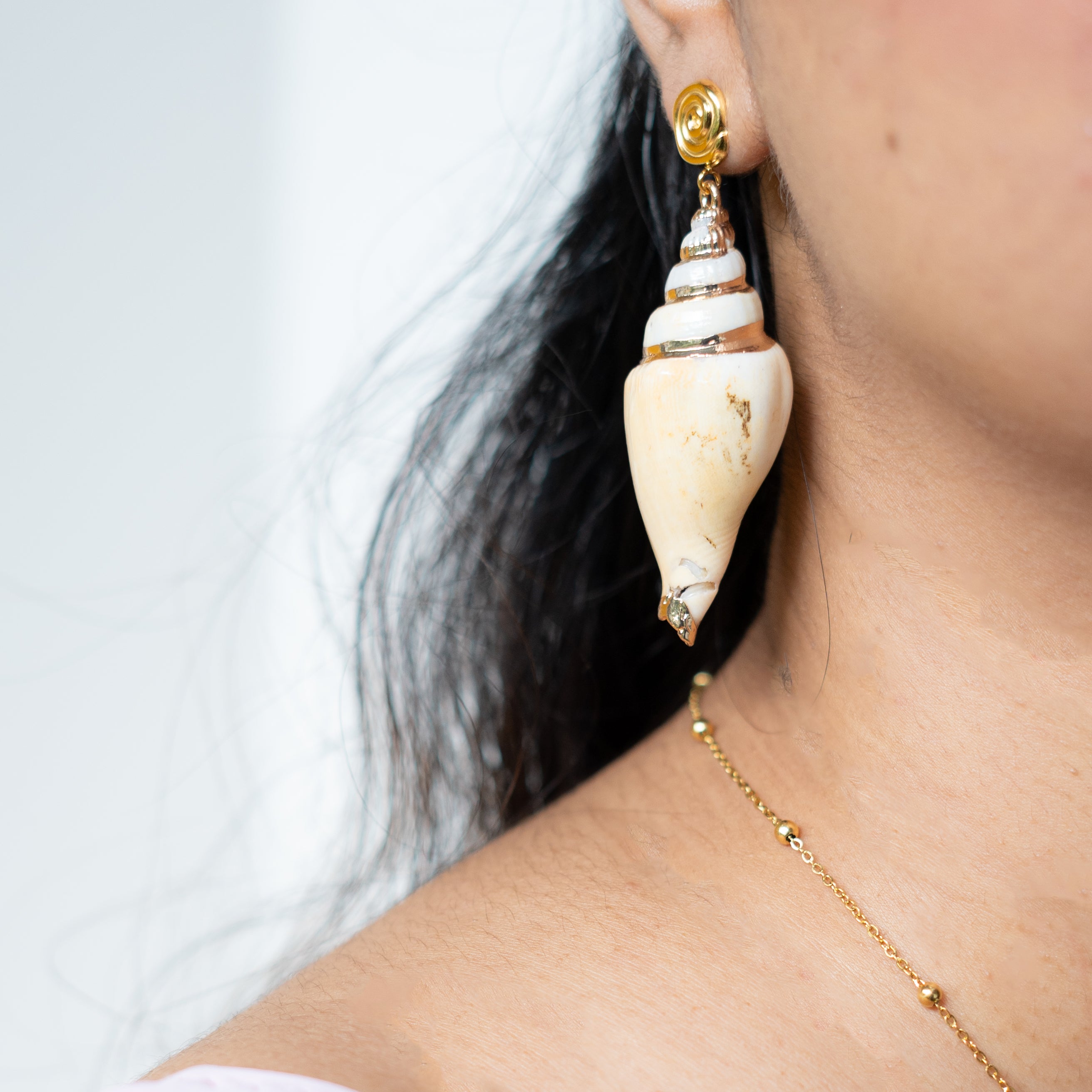 Coralie Shell Earrings