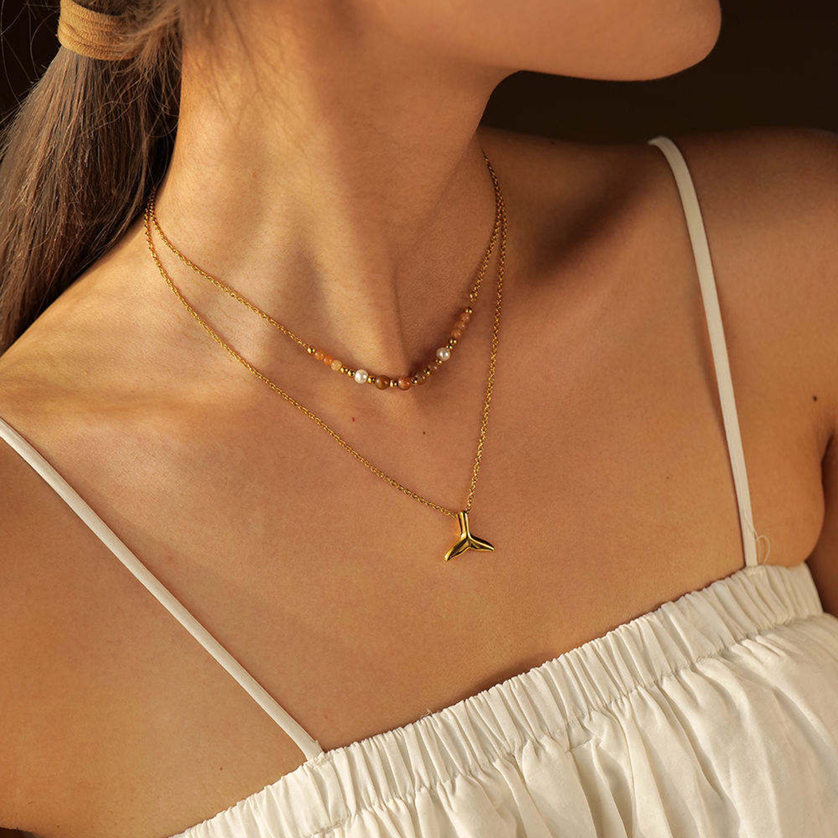 Whale Layered Necklace