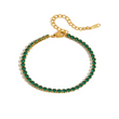 Zara Tennis Bracelet (Green)