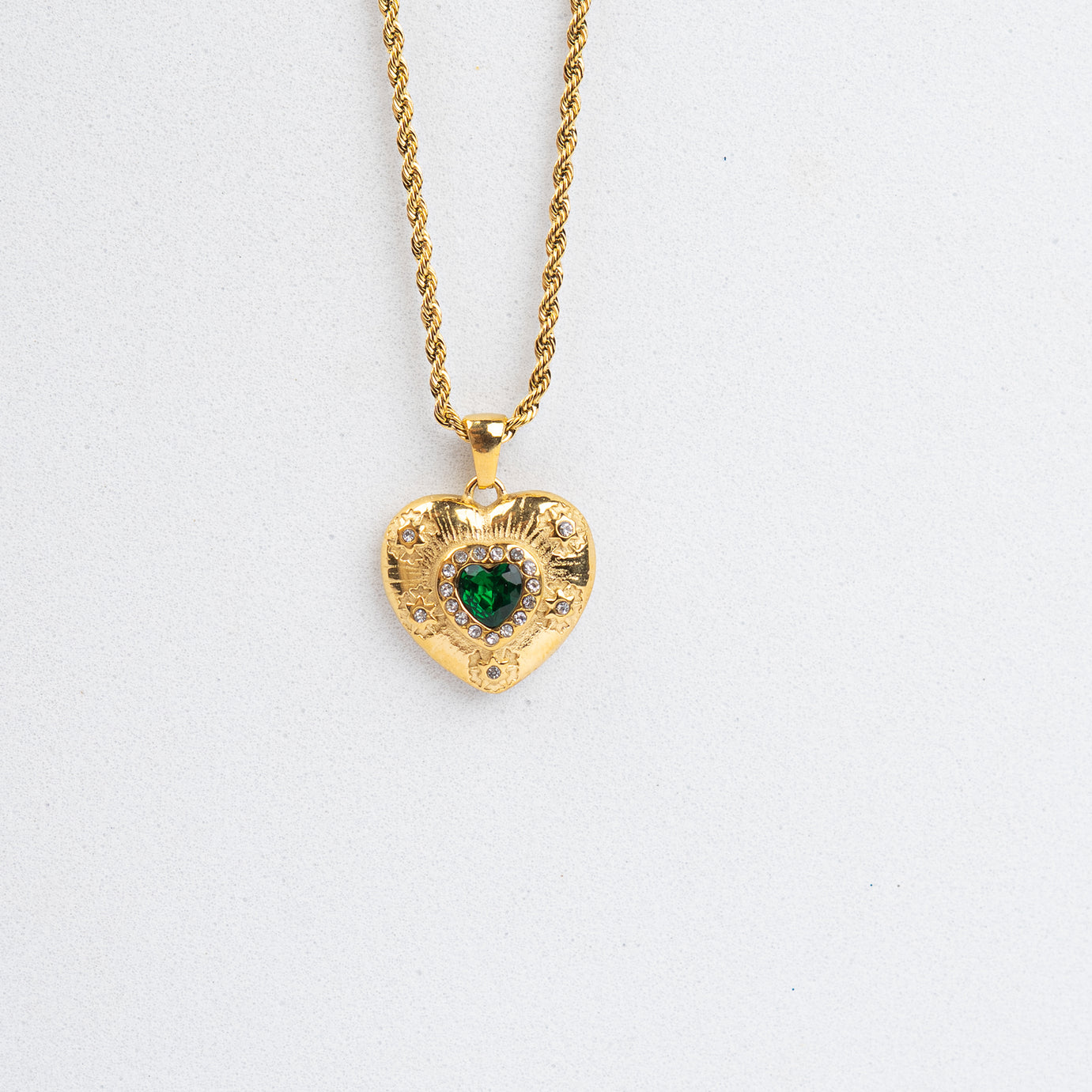 Emerald Vintage Necklace