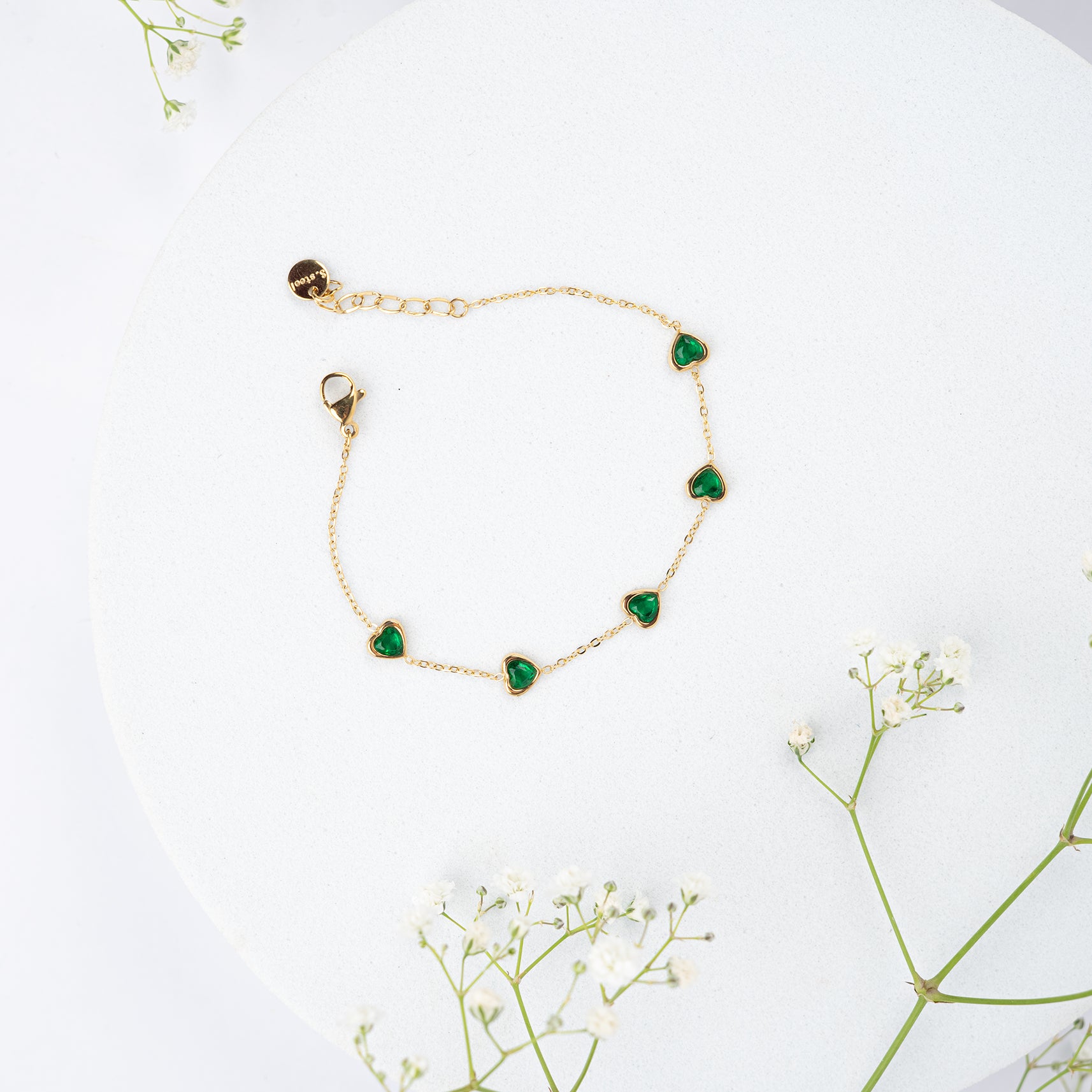 Jade Heart Bracelet