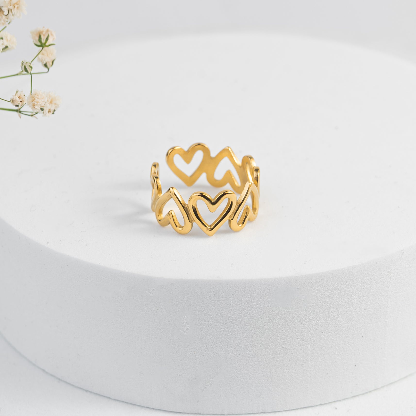 Little Hearts Ring