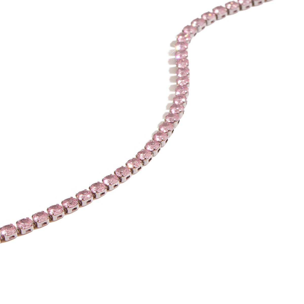 Pink Tennis Bracelet